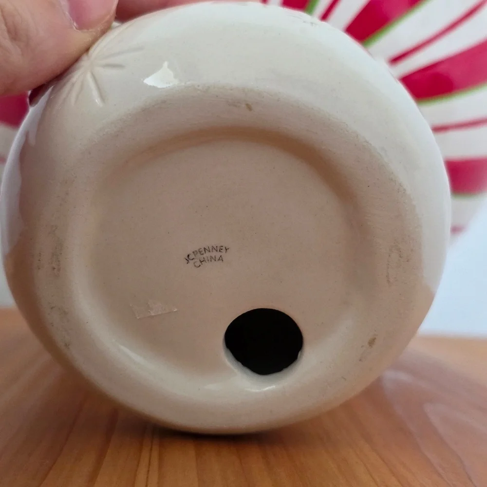 JC Penny Snowman Candy Dish